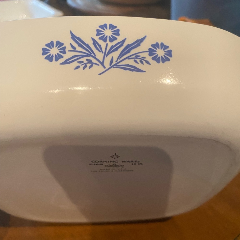 Corningware Vintage Blue Cornflower Made in the USA - Three Piece - Picture 7 of 16